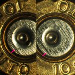 Accostamento positivo di microstrie bossoli calibro 10 mm
